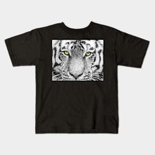 Tiger evil eyes Kids T-Shirt